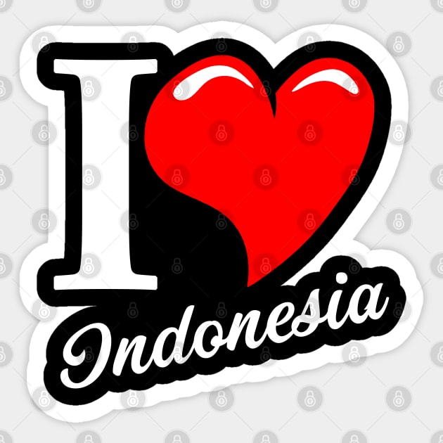 I love Indonesia Sticker by Mila46